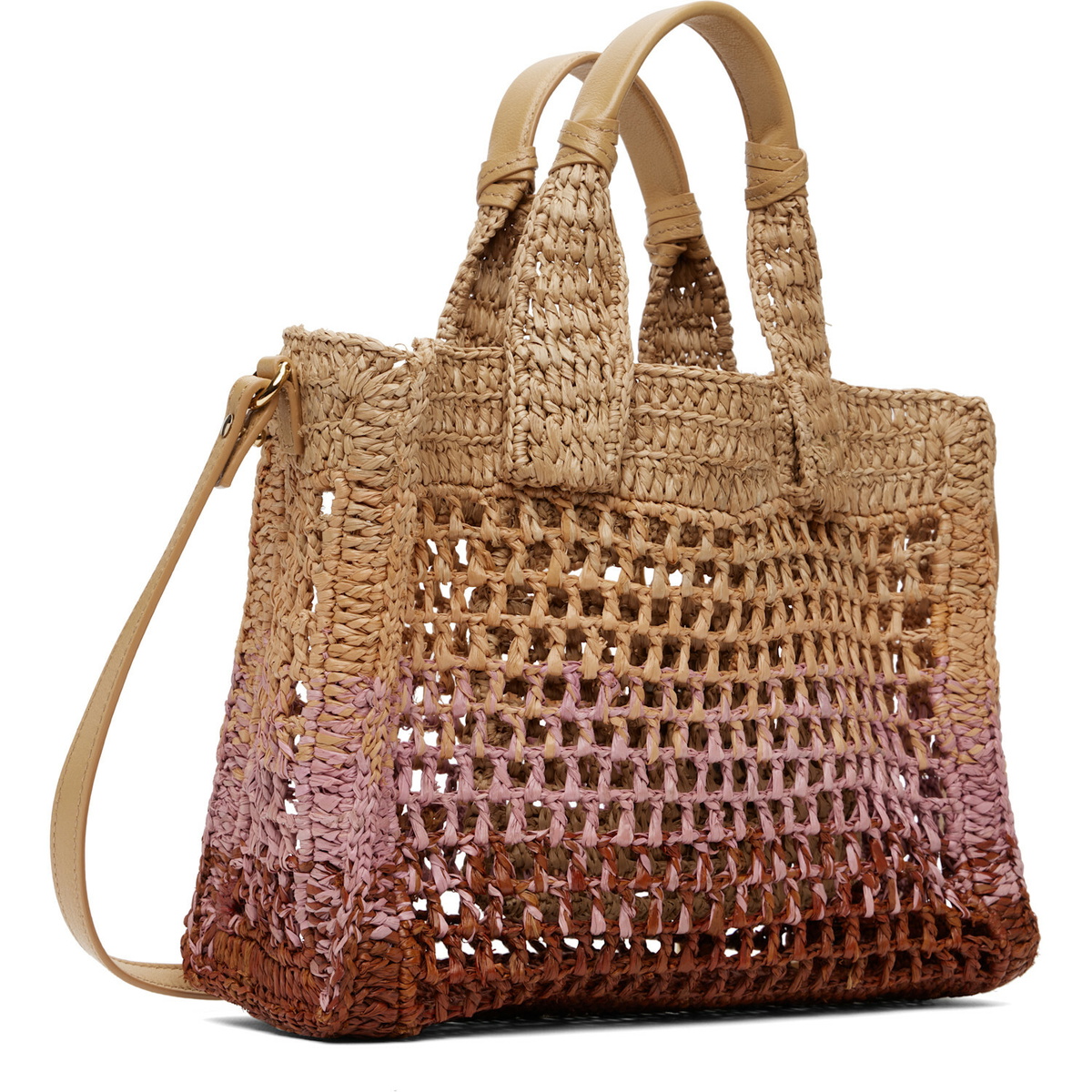 Chloé Tan Small Summer Banana East-West Tote