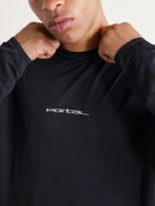 Portal - Lateral Peak Logo-Print Recycled-Jersey T-Shirt - Black