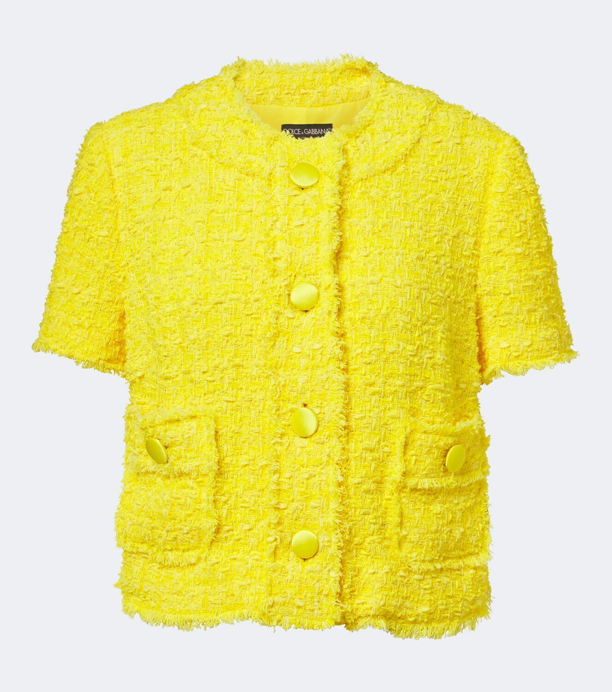 Dolce&Gabbana Cotton-blend tweet jacket