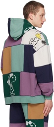 Awake NY Multicolor Patchwork Hoodie