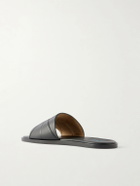 LOEWE - Origami Leather Sandals - Black