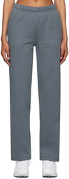 Danielle Guizio Blue Flared Lounge Pants