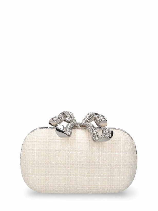 Photo: SELF-PORTRAIT Bouclé Bow Clutch