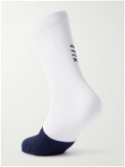 MAAP - Division Colour-Block Stretch-Knit Cycling Socks - White