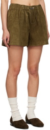 Carter Young Green A-Line Shorts