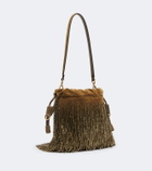 Etro Kalispera Small fringed suede shoulder bag