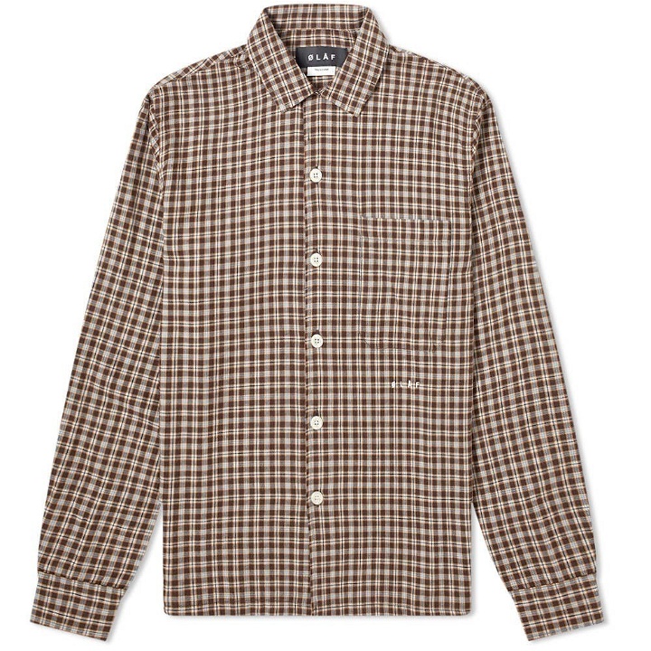 Photo: Olaf Hussein Flannel Check Overshirt