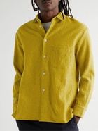 A Kind Of Guise - Gusto Virgin Wool-Bouclé Shirt - Yellow