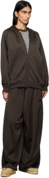 NEEDLES Khaki Zipped Hoodie