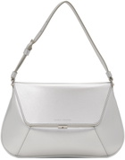 Amina Muaddi Silver Ami Bag