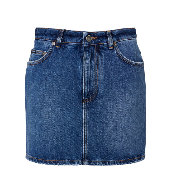 Photo: Dolce&Gabbana Denim miniskirt