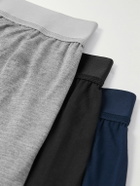 Lululemon - Always in Motion Three-Pack Stretch-Modal Jersey Boxer Briefs - Black