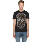 Alexander McQueen Black Map Skull T-Shirt