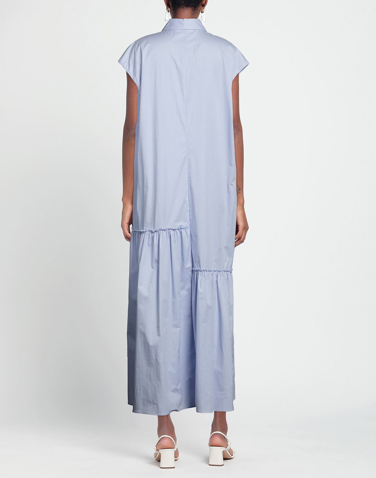 Peserico Womens Maxi dress Sky in Blue