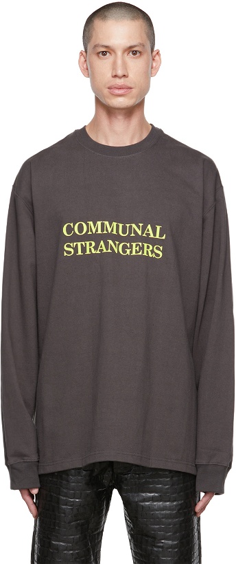Photo: Song for the Mute Gray 'Communal Strangers' Sweatshirt