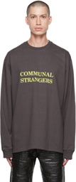 Song for the Mute Gray 'Communal Strangers' Sweatshirt