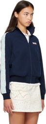 Sandy Liang Navy Lia Jacket