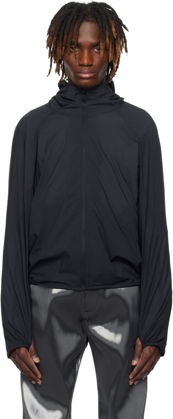 HELIOT EMIL Black Cloisterd Technical Jacket Heliot Emil