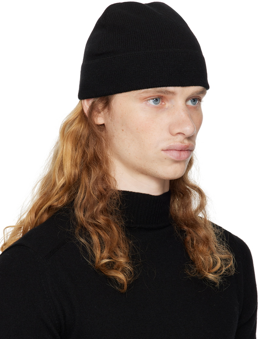 HYEIN SEO Black Logo Beanie