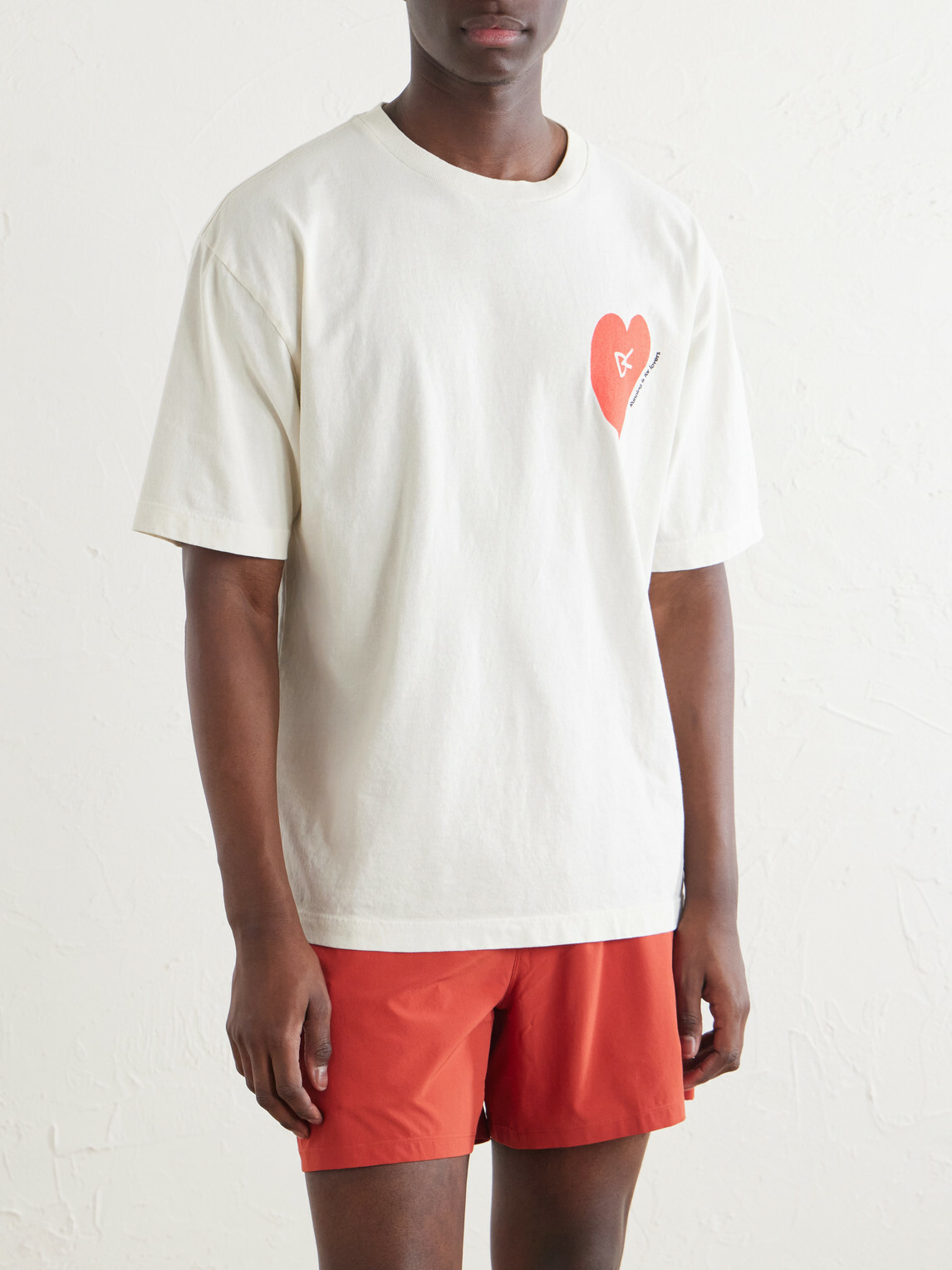 DISTRICT VISION - California Printed Cotton-Jersey T-Shirt - White