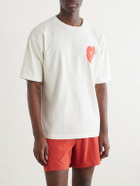 DISTRICT VISION - California Printed Cotton-Jersey T-Shirt - White