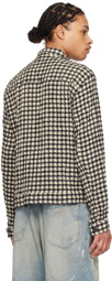 Our Legacy Black & Off-White Check Shirt