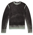 ACNE STUDIOS - Mélange Wool and Cashmere-Blend Sweater - Black