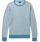 J.Crew - Striped Knitted Sweater - Men - Blue