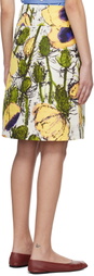 Wales Bonner Multicolor Petal Midi Skirt