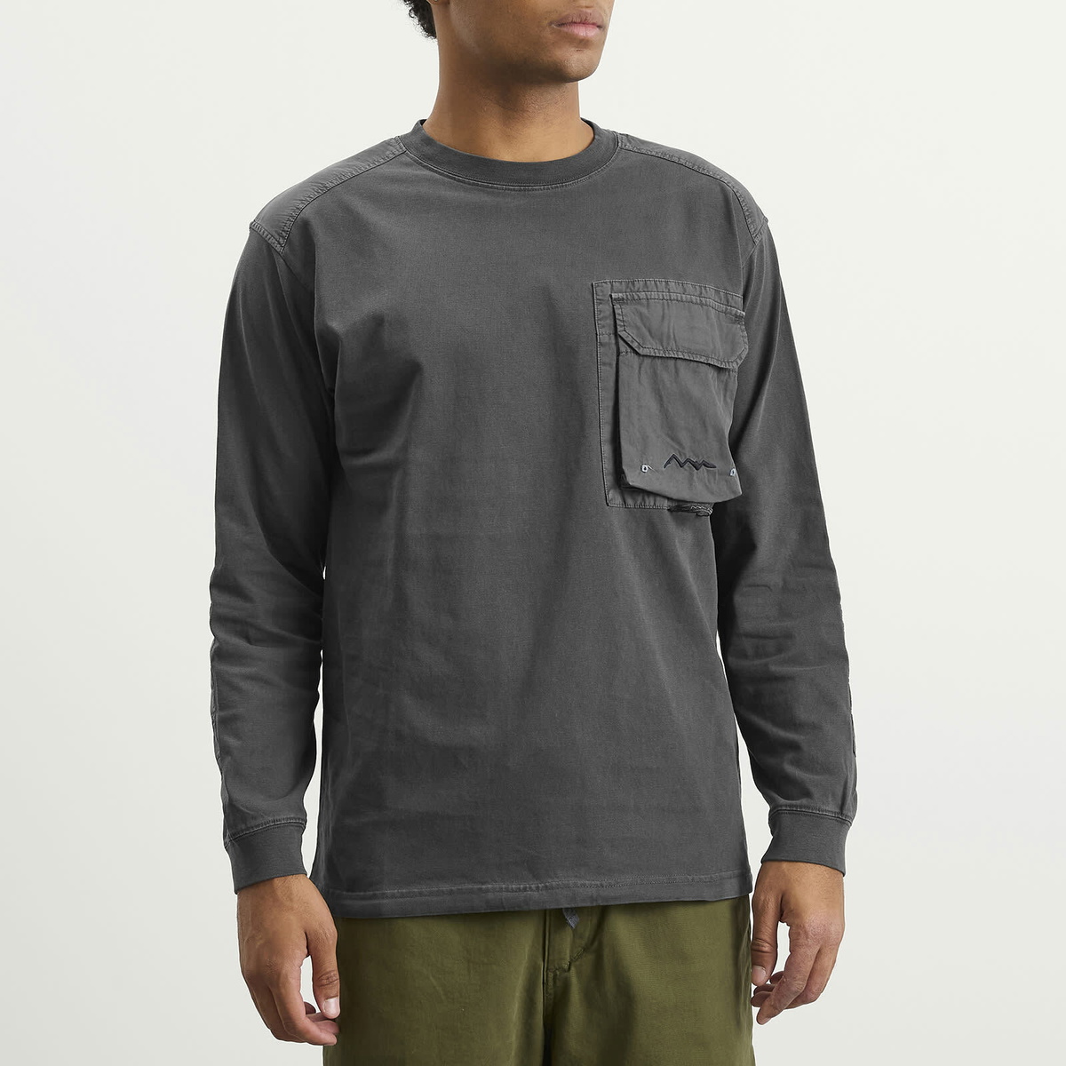 Manastash Men's Armor Long Sleeve Top in Black