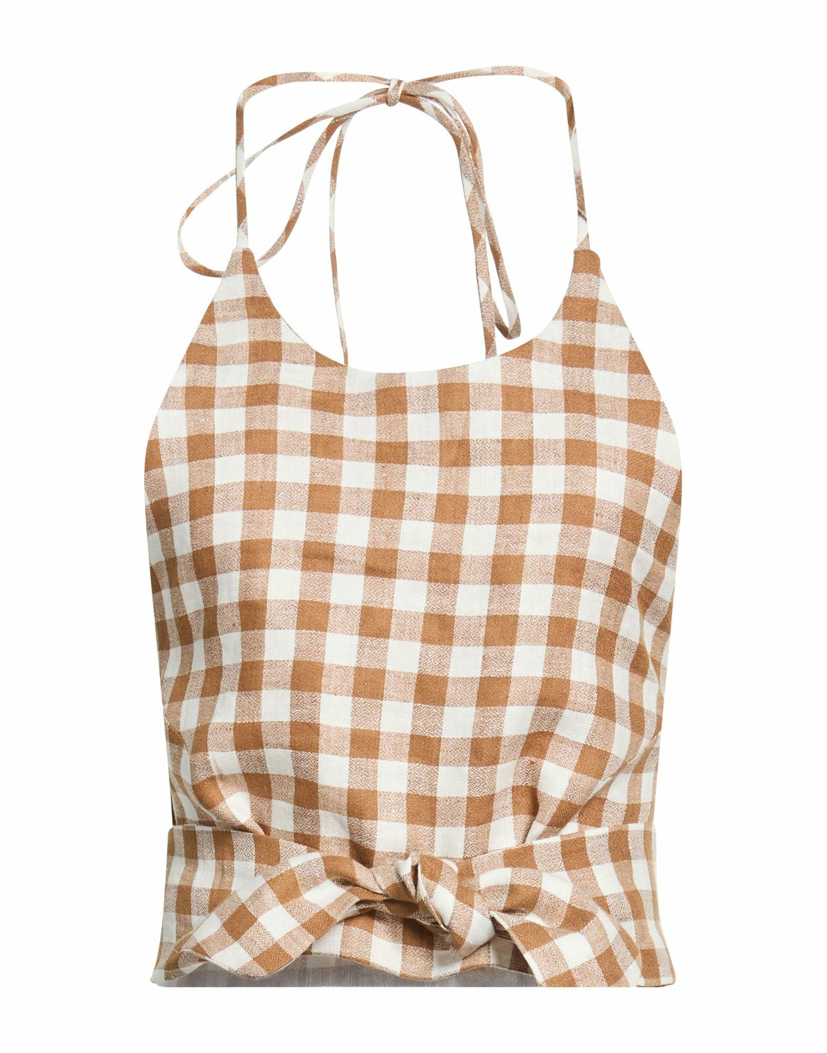 Asceno Womens Top in Brown