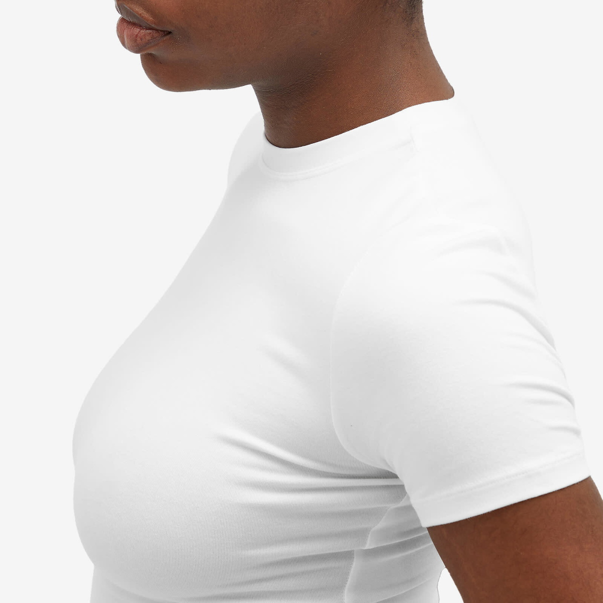 Adanola Women's Short Sleeve Top in White