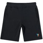 Paul Smith Broad Stripe Zebra Sweat Shorts in Black