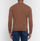 Lardini - Slim-Fit Mélange Wool Sweater - Men - Brick