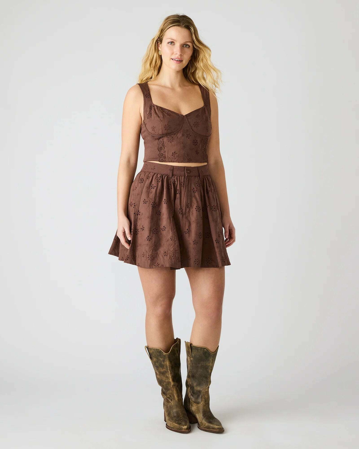 Steve Madden Vanny Skirt in Brown