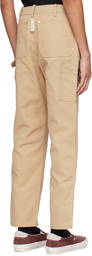 Advisory Board Crystals Beige Double Knee Trousers