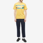 Missoni Men's Sport Logo T-Shirt in Amber Yellow/Multicolour Heritage