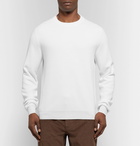 Brioni - Textured Cotton and Silk-Blend Sweater - Men - White