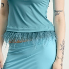 Hosbjerg Women's Esme Top in Aqua Blue
