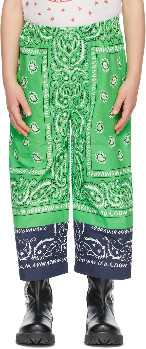 Green sales bandana pants