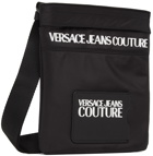 Versace Jeans Couture Black Logo Messenger Bag