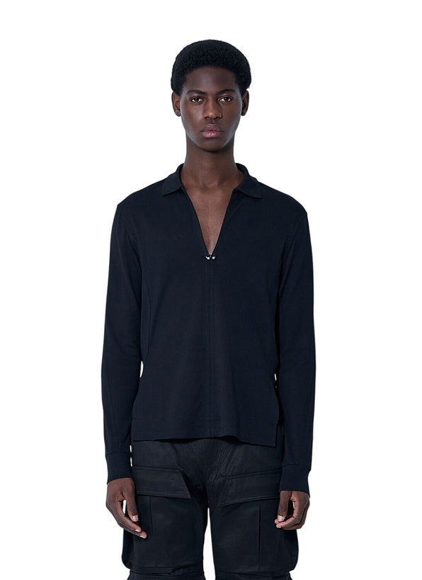 Photo: Mugler V Neck Shirt With Hardware