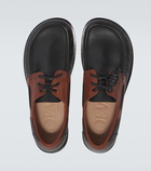 Loewe Campo leather boat shoes