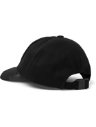 Ader Error - Distressed Logo-Print Cotton-Twill Baseball Cap - Black