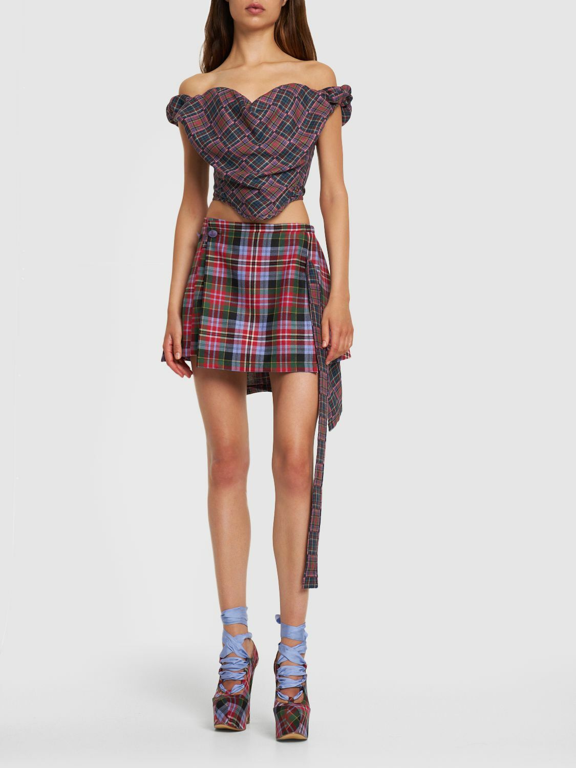 VIVIENNE WESTWOOD patchwork shirt dress