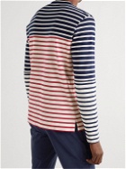 Orlebar Brown - Claude Striped Cotton-Jersey T-Shirt - Blue