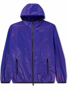 Burberry - Iridescent Shell Zip-Up Hooded Jacket - Purple