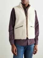 Paul Smith - Reversible Shearling Gilet - Brown