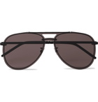 SAINT LAURENT - Aviator-Style Metal Sunglasses - Black