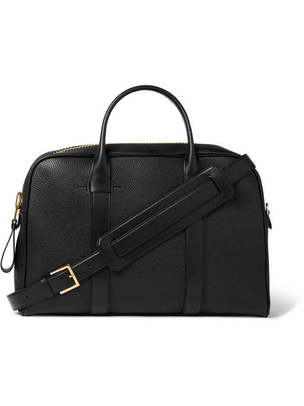 Photo: TOM FORD - Full-Grain Leather Briefcase - Black